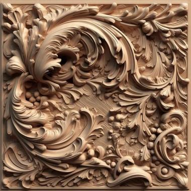 Patterns and decorations stl JAC S6 2 3d model